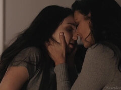 デカパイ, 巨乳な, ハードコア, レズビアン, なめる, 母, オマンコ, オッパイの