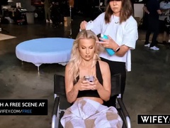 Grosse bite, Gros seins, Sucer une bite, Interracial, Léchez, Lingerie, Chatte, Épouse