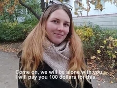 College Girl Fucked Hard at Campus Entrance - SweetAndFlow POV Public Sex