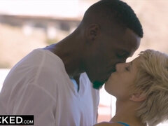 BLACKED a Fit Housewife Cheats on her Husband while he's away - Jason brown