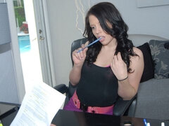 Beautiful hottie with small tits Elizabeth gets impaled by a big dick