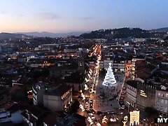 デカパイ, ブロンド, エロ熟女, イマラチオ, 熟年, 淫乱熟女, 義母, 三人