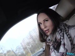 Pijpbeurt, Auto, Sperma shot, Handbeurt, Buiten, Gezichtspunt, Openbaar, Russisch