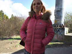 18 años, Rubia, Mamada, Checa, Garganta profunda, Estilo perrito, Tetas naturales, Pov