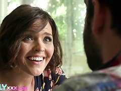 Stepmom Krissy Lynn's big tits and juicy ass get pounded hard in rough sex fantasy