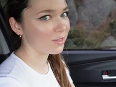 Athletic brunette getting fucked by a huge member