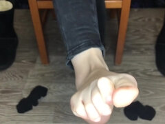ブーツ, 足, フェティッシュ, 足フェチ, オナニー, ナイロン, 靴, 靴下