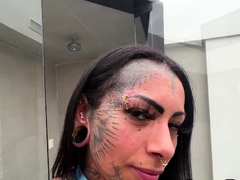 Muscled bigbooty TS Latina gets smashed