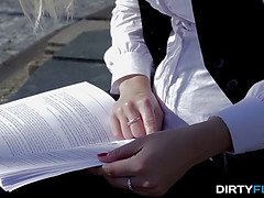 Schönheit, Grosser schwanz, Blondine, Blasen, Brille, Hardcore, Hd, Jungendliche (18+)