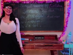 Big boob babe masturbating