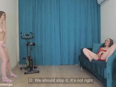 Tochter, Dildo, Lesbisch, Masturbation, Reif, Milf, Orgasmus, Spanner