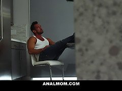 デカチン, デカパイ, ブロンド, 捕まる, エロ熟女, 淫乱熟女, 母, 妻