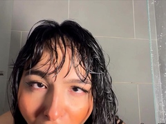 Amateur, Cul, Hd, Mamelons, Douche, Solo, Jouets, Webcam