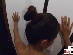 18 jahre, Leie, Asiatisch, Blasen, Hardcore, Pov, Dusche, Titten