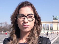 18 ans, Collège université, Allemand, Lunettes, Hard, Public, Réalité, Nénés