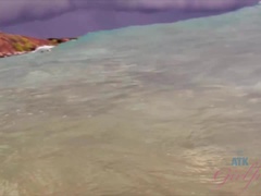 素人, ビーチ, 彼女, ヌード, オーガズム, ハメ撮り, 公共, 濡れ