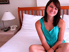 casting debutante leaned over and pussyfucked