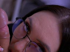 Alexa Moore Gives Slippery Head to Alex