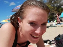 Ashley loves the snorkeling and you getting her off in the car.