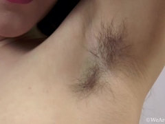 Braunhaarige, Behaart, Lingerie, Masturbation, Unter dem rock
