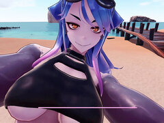 manga porn three dimensional - Mako na praia 2 - Monster chick Island