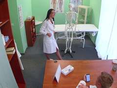 素人, 茶髪の, 医者, オーガズム, オマンコ