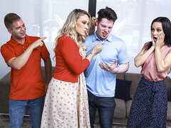 Kont, Grote mammen, Blond, Pijpbeurt, Bruinharig, Kwartet, Hd, Geschoren