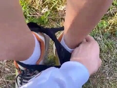 Culo grande, Mamada, Universidad, Corrida, Francés, Al aire libre, Colegiala, Tetas