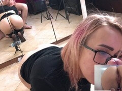 Enthousiasteling, Aziatisch, Kont naar mond, Grote kont, Universiteit, Sperma in mond, Japaans, Zuigen