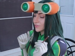 Amateur, Guantes, Al aire libre, Fumando, Adolescente