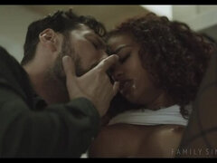 茶髪の, 黒人, 家族, はじめて, 自然山雀, 小柄, ティーン