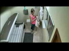 Attrapée, Solarium, Adolescente, Nénés