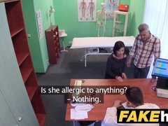 Kinky Czech doctor can't resist cheating on his wife's tight pussy with a patient's spy camera