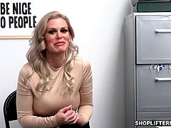 Gros seins, Sucer une bite, Énorme, Police, Chatte, Rasée, Fils, Se déshabiller