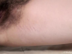 Culo, Rubia, Peludo, Lencería, Aceite, Medias largas, Tatuaje