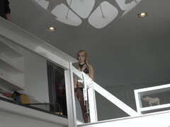 Kont, Grote mammen, Blond, Vingeren, Hd, Masturbatie, Slikken, Strak