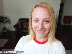 Slobbery blowjob, sloppy blowjob, step father