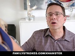 Familystrokes - hardcore my hot step-mom for her birthday