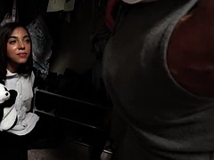 Tussi, Grosser schwanz, Blasen, Hardcore, Zierlich, Pov, Sport, Titten