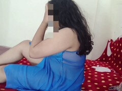 Desi girl gets a money shot in desi role play session