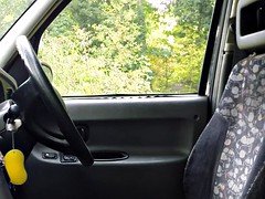 Big black cock into blonde cab driver