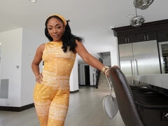 Grosser schwanz, Schwarz, Blasen, Hd, Natürlichen titten, Titten