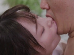 アジア人, チン, 日本人, キス, 淫乱熟女, オフィス