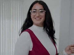 18, Babes, Babysitter, Big cock, Blowjob, Female, Latina, Orgasm
