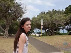 Cul, Bikini, Noire, Doigter, Branlette thaïlandaise, Branlette thaïlandaise, Maigrichonne, Nénés