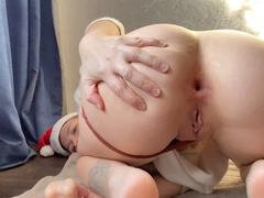 Enthousiasteling, Anaal, Vrouw, Vuisten, Masturbatie, Orgasme, Alleen, Speelgoed