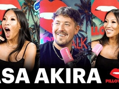 Irresistible Asa Akira at pornstar podcast dirt