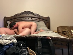 Straight girl gets fucked by big chubby for the first time