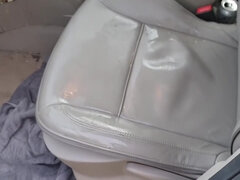 Ongeluk, Enthousiasteling, Blond, Auto, Vrouw, Spijkerbroeken, Slipje, Openbaar