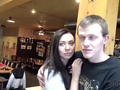 Czech teen gets a hot POV blowjob and cuckold pick-up in Hunt4K!